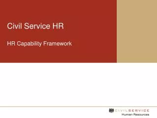 Civil Service HR