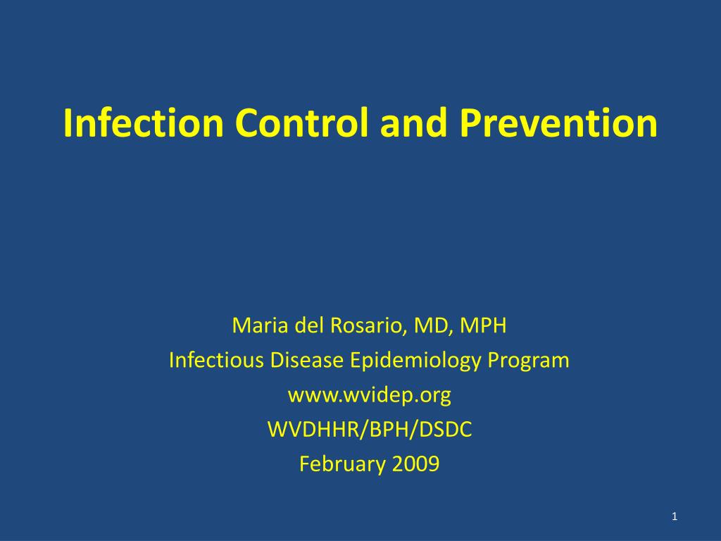 PPT - Infection Control and Prevention PowerPoint Presentation, free ...