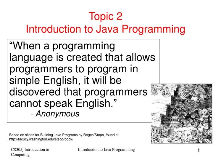 topic 2 introduction to java programming