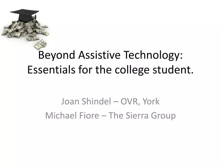 beyond assistive technology essentials for the college student