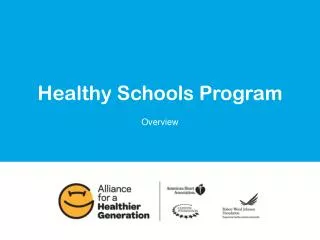 Healthy Schools Program