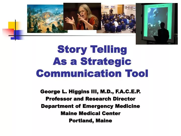 story telling as a strategic communication tool