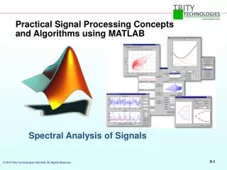 Practical Signal Processing Concepts and Algorithms using MATLAB