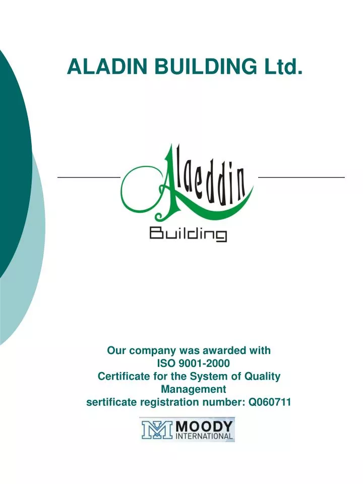 aladin building ltd