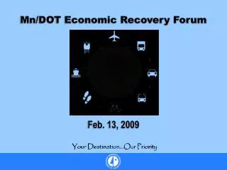 Mn/DOT Economic Recovery Forum