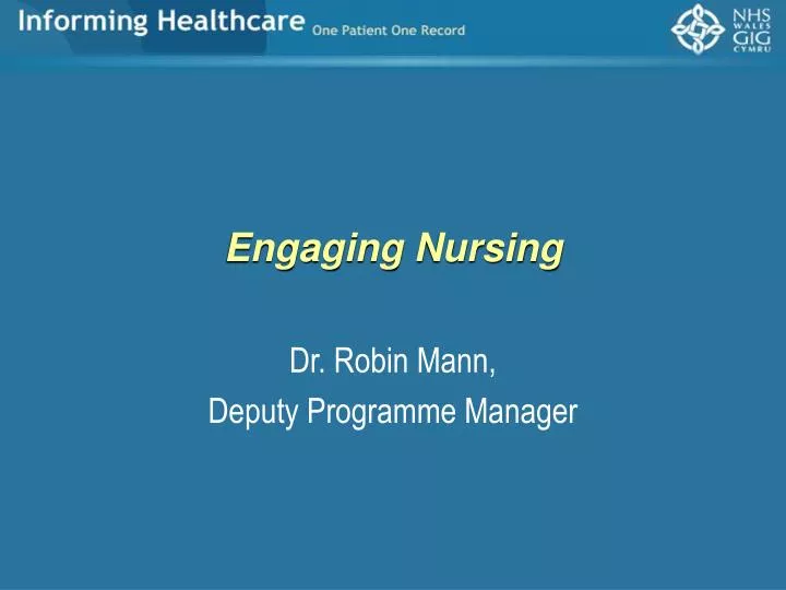 engaging nursing