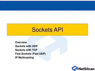 Sockets API