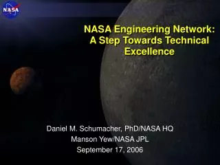 NASA Engineering Network: A Step Towards Technical Excellence