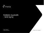 Kollektiv bustrafik - land og by - slide 1