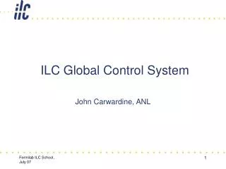 ILC Global Control System