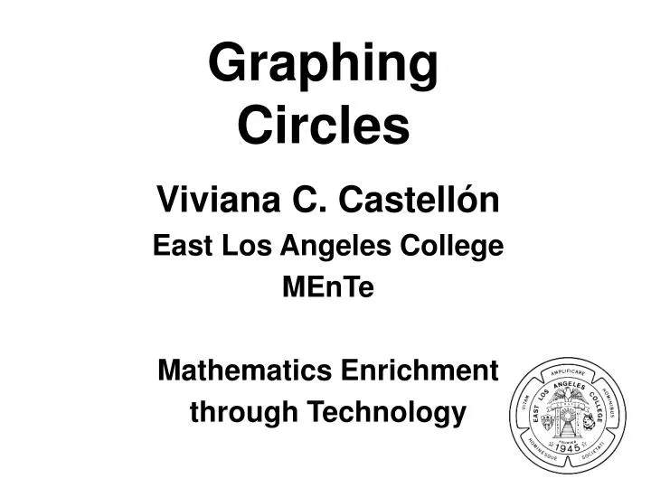 graphing circles