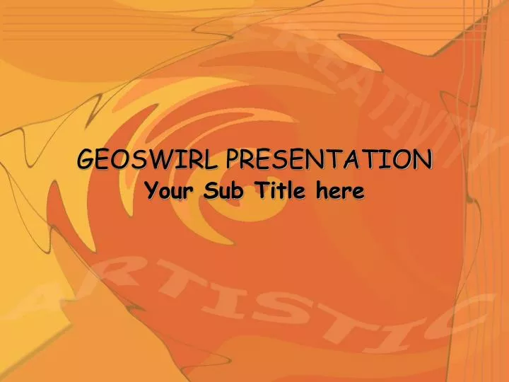 geoswirl presentation