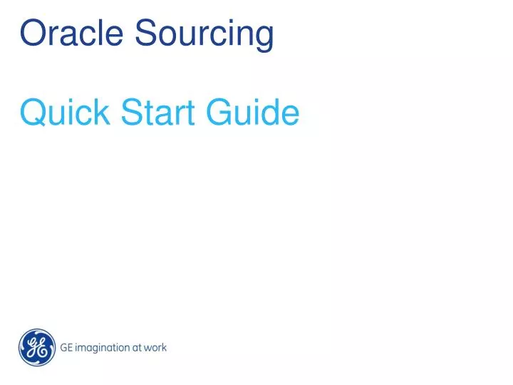oracle sourcing
