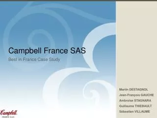 Campbell France SAS