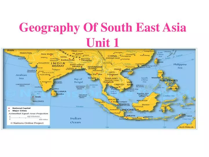 geography of south east asia unit 1