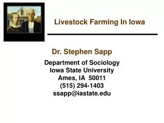 Livestock Farming In Iowa