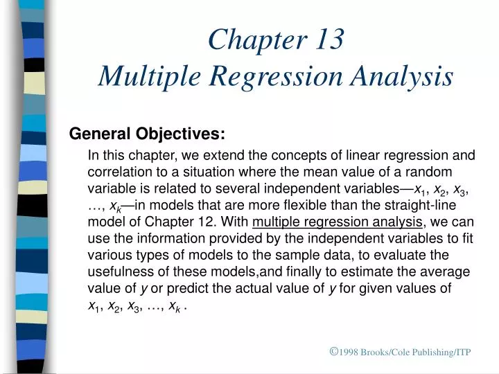 chapter 13 multiple regression analysis