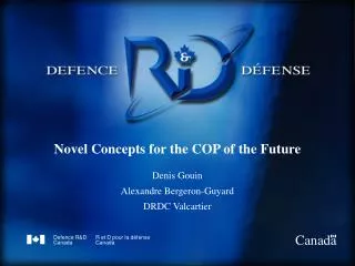 Novel Concepts for the COP of the Future