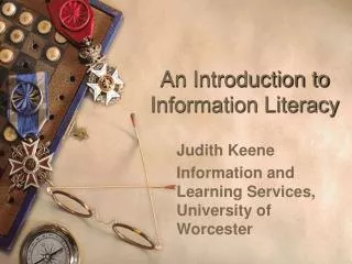 An Introduction to Information Literacy