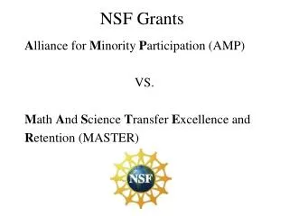 NSF Grants