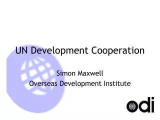 UN Development Cooperation