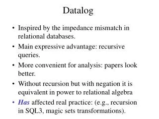 Datalog