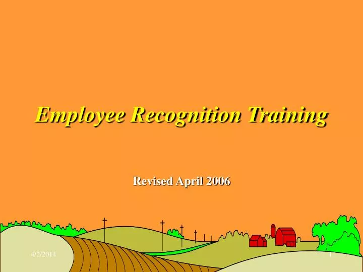 employee recognition training