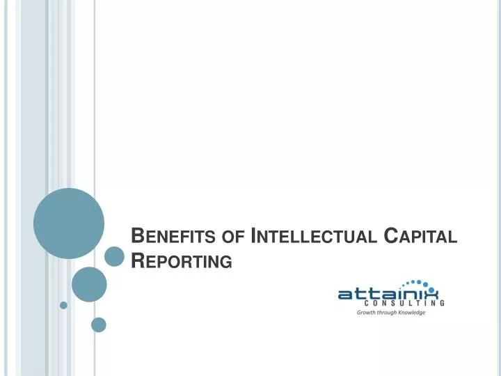 benefits of intellectual capital reporting