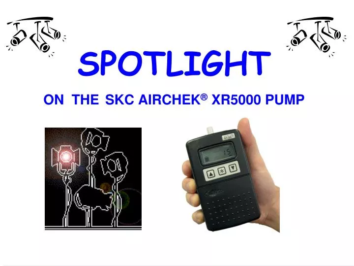 spotlight on the skc airchek xr5000 pump