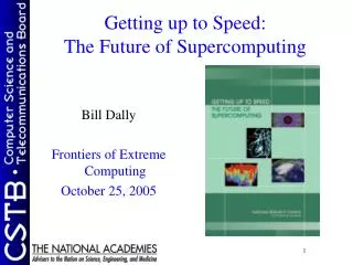 Getting up to Speed: The Future of Supercomputing