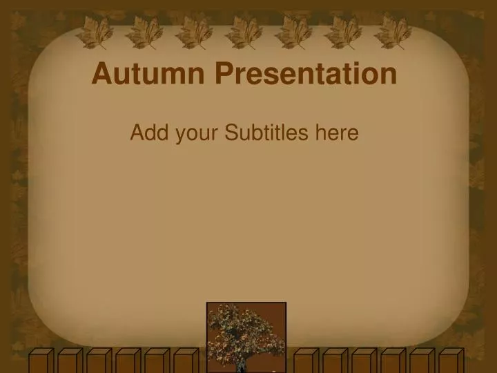 autumn presentation