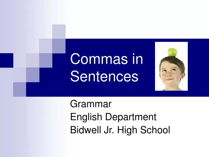 commas in sentences