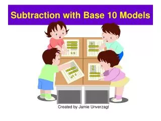 Subtraction with Base 10 Models