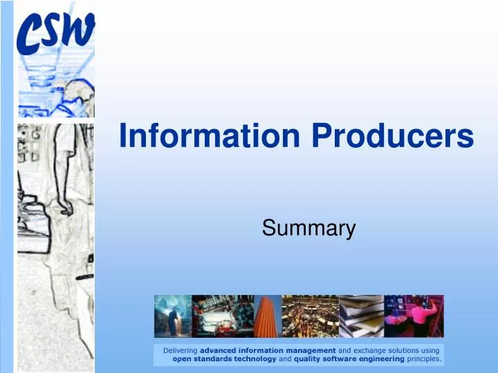 information producers