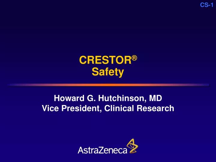 crestor safety