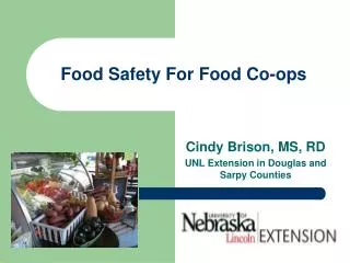 Food Safety For Food Co-ops