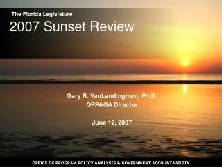 2007 Sunset Review