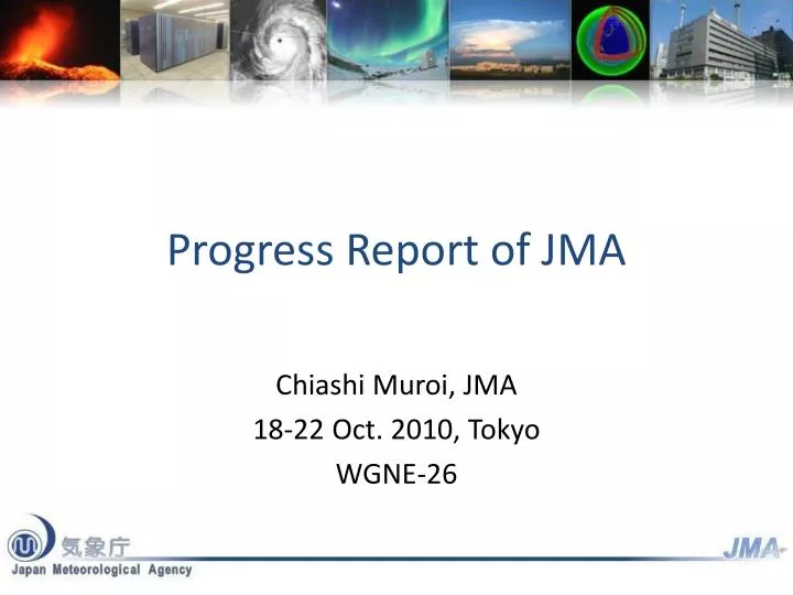 progress report of jma