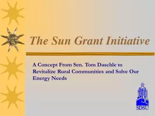 The Sun Grant Initiative