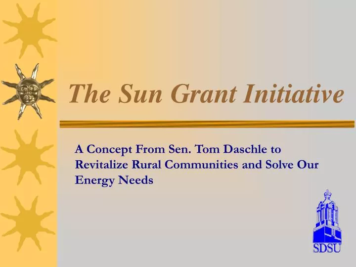 the sun grant initiative