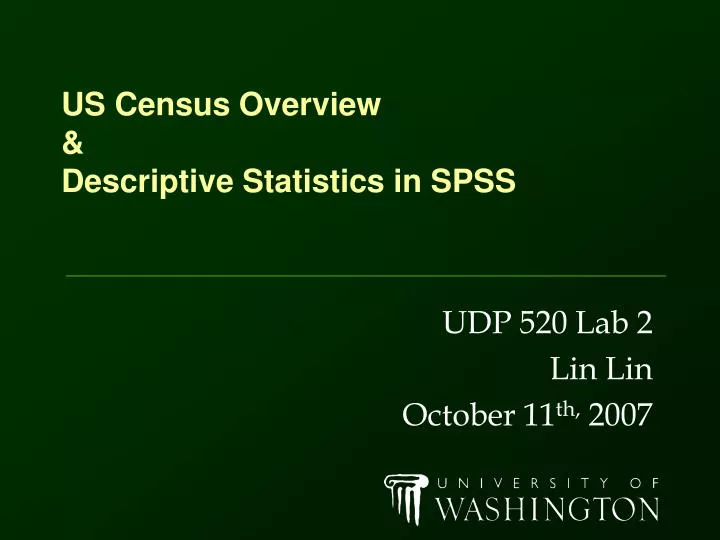 us census overview descriptive statistics in spss