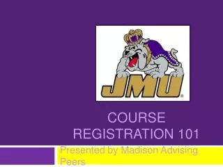 Course Registration 101
