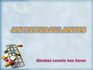 anticouagulantes