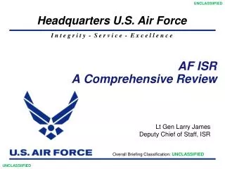 AF ISR A Comprehensive Review