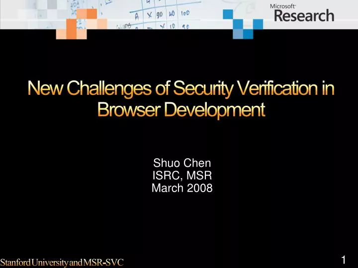 new challenges of security verification in browser development