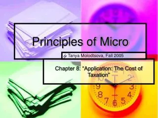 Principles of Micro