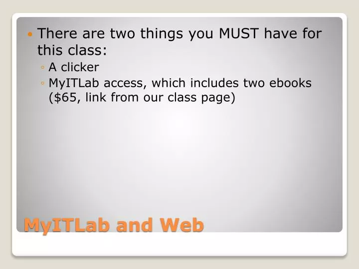 myitlab and web