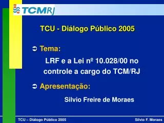 TCU - Diálogo Público 2005