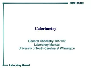 Calorimetry