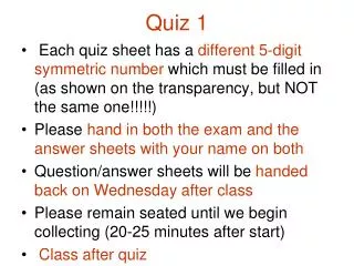 Quiz 1